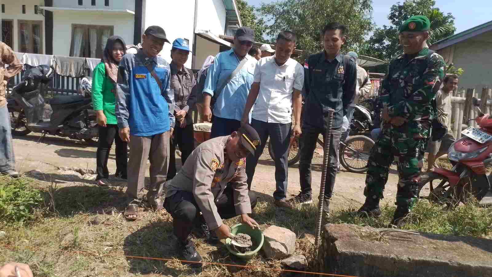 Titik Nol Rehab kantor Desa Tanjung Bunga I